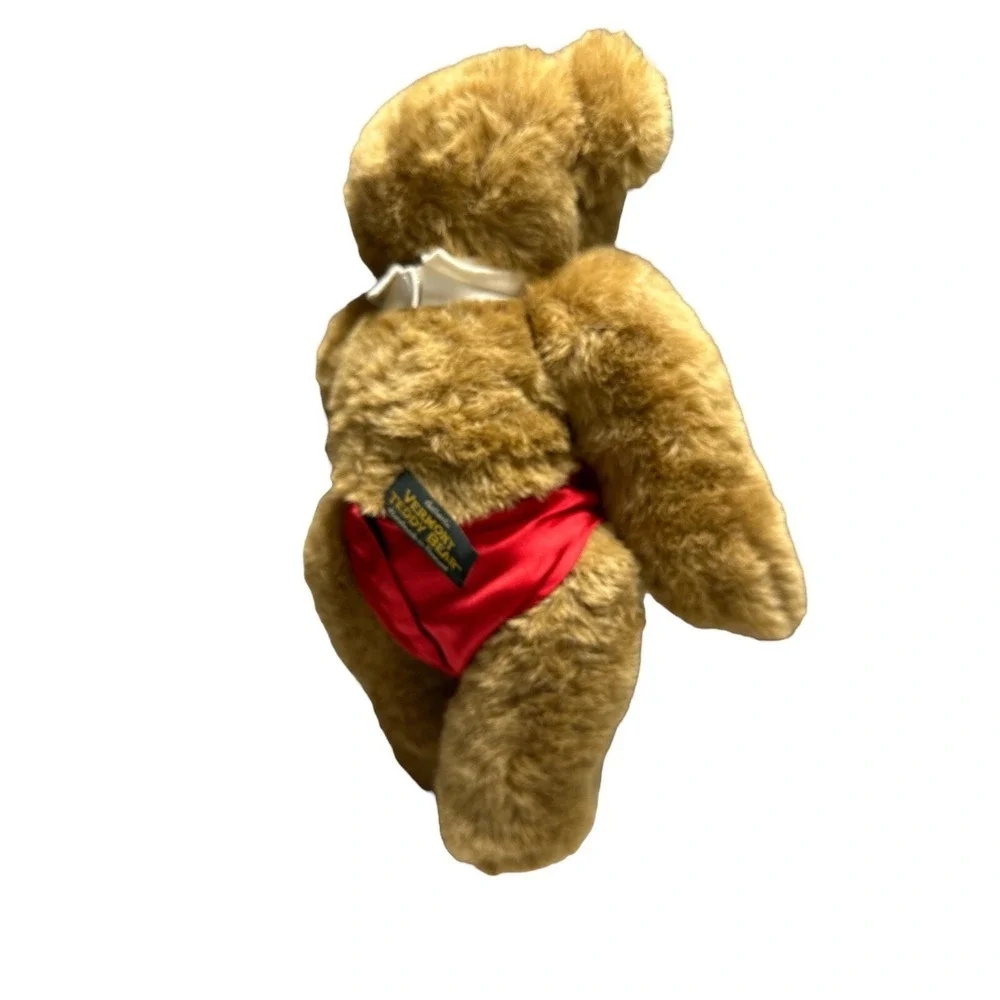 Authentic Vermont Teddy Bear With Moveable Limbs And Head Handmade In Vermont